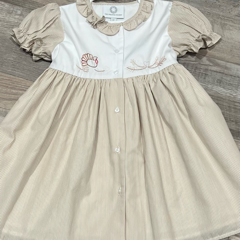 SOLD The Proper Peony, Tanner Turkey Dress